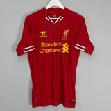Shop 2013/14 LIVERPOOL SUAREZ #7 HOME SHIRT (M) WARRIOR, classic football shirts, vintage football shirts & retro soccer jerseys at Cult Kits