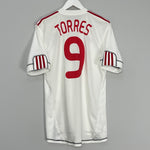 2009/10 LIVERPOOL TORRES #9 THIRD SHIRT (M) ADIDAS