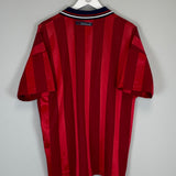 Shop 1997/99 ENGLAND AWAY SHIRT (L) UMBRO, classic football shirts, vintage football shirts & retro soccer jerseys at Cult Kits