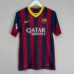 Shop 2013/14 BARCELONA MESSI #10 HOME SHIRT (S) NIKE, classic football shirts, vintage football shirts & retro soccer jerseys at Cult Kits