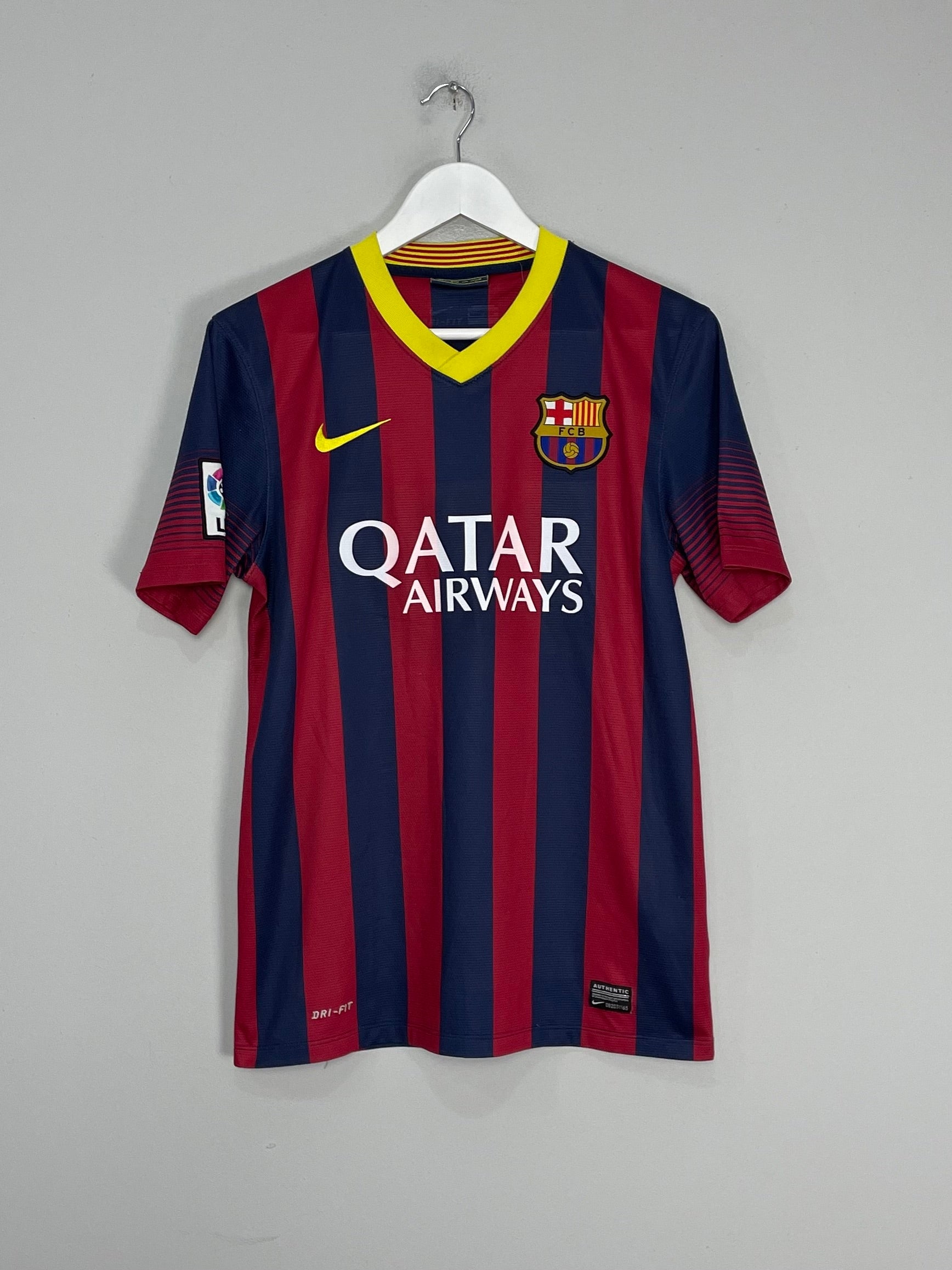 Shop 2013/14 BARCELONA MESSI #10 HOME SHIRT (S) NIKE, classic football shirts, vintage football shirts & retro soccer jerseys at Cult Kits