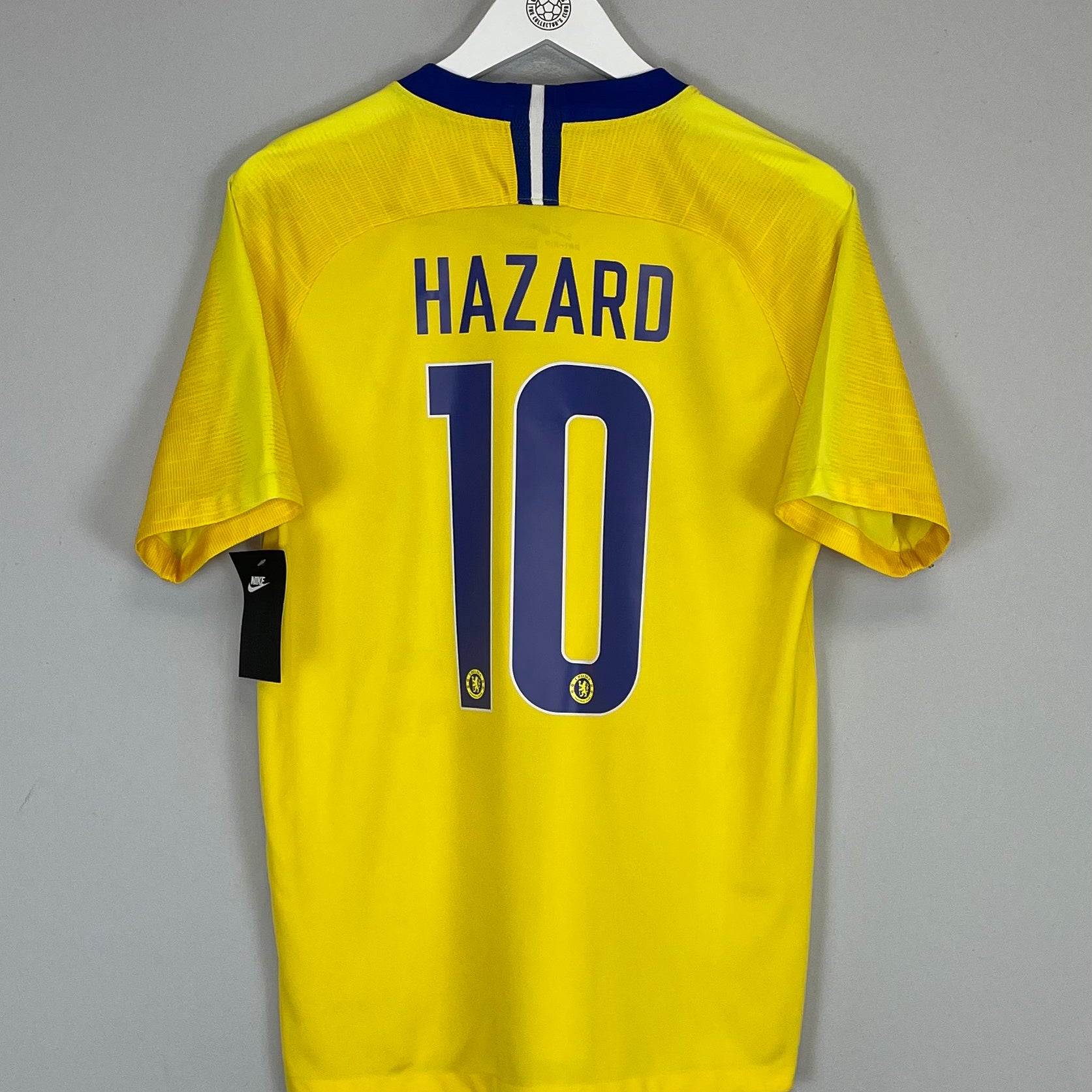 Shop 2018/19 CHELSEA HAZARD #10 *BNWT* AWAY SHIRT (M) NIKE, classic football shirts, vintage football shirts & retro soccer jerseys at Cult Kits