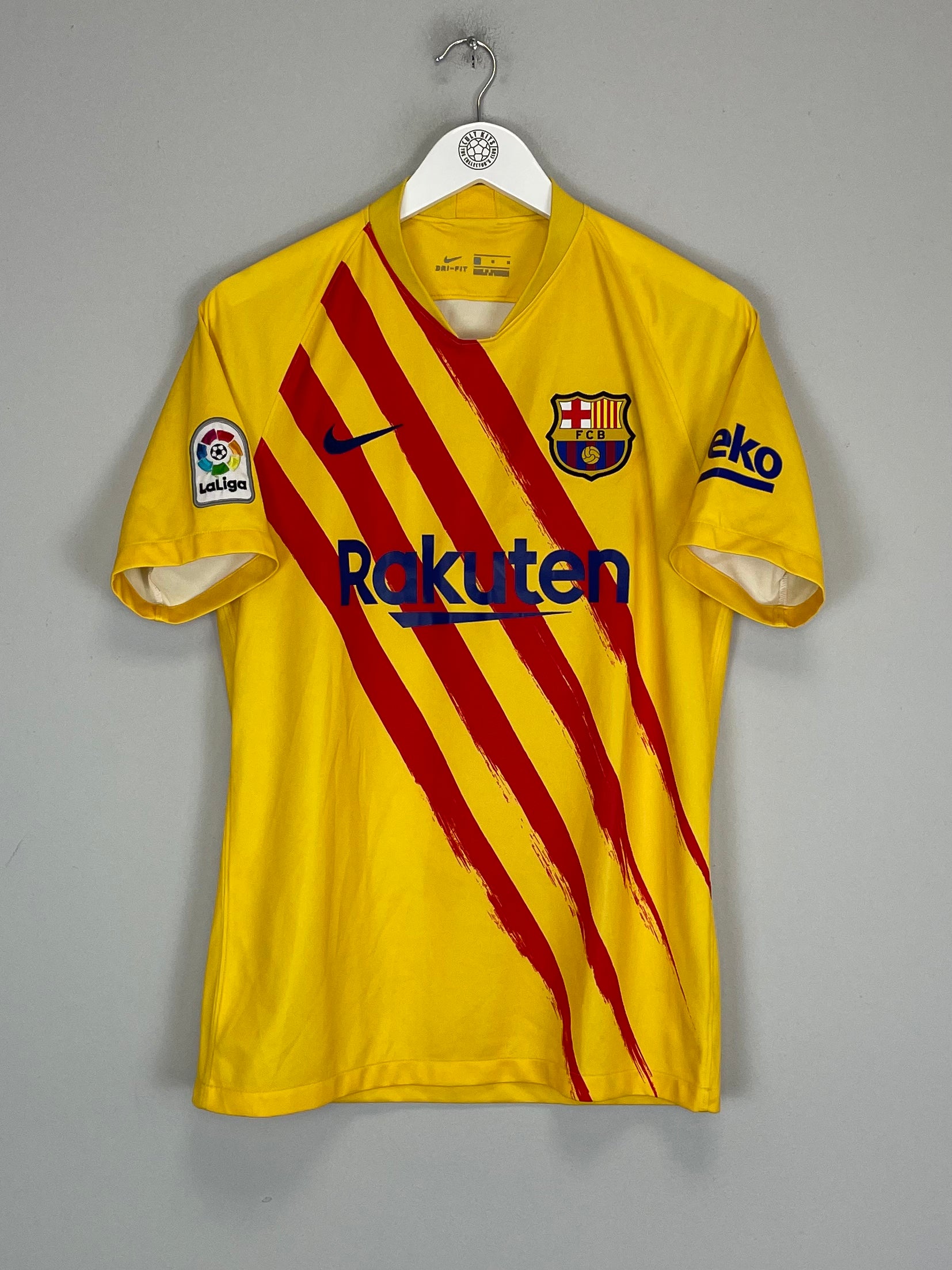 Shop 2019/20 BARCELONA FOURTH SHIRT (M) NIKE, classic football shirts, vintage football shirts & retro soccer jerseys at Cult Kits