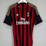 Shop 2013/14 AC MILAN KAKA #22 HOME SHIRT (M) ADIDAS, classic football shirts, vintage football shirts & retro soccer jerseys at Cult Kits