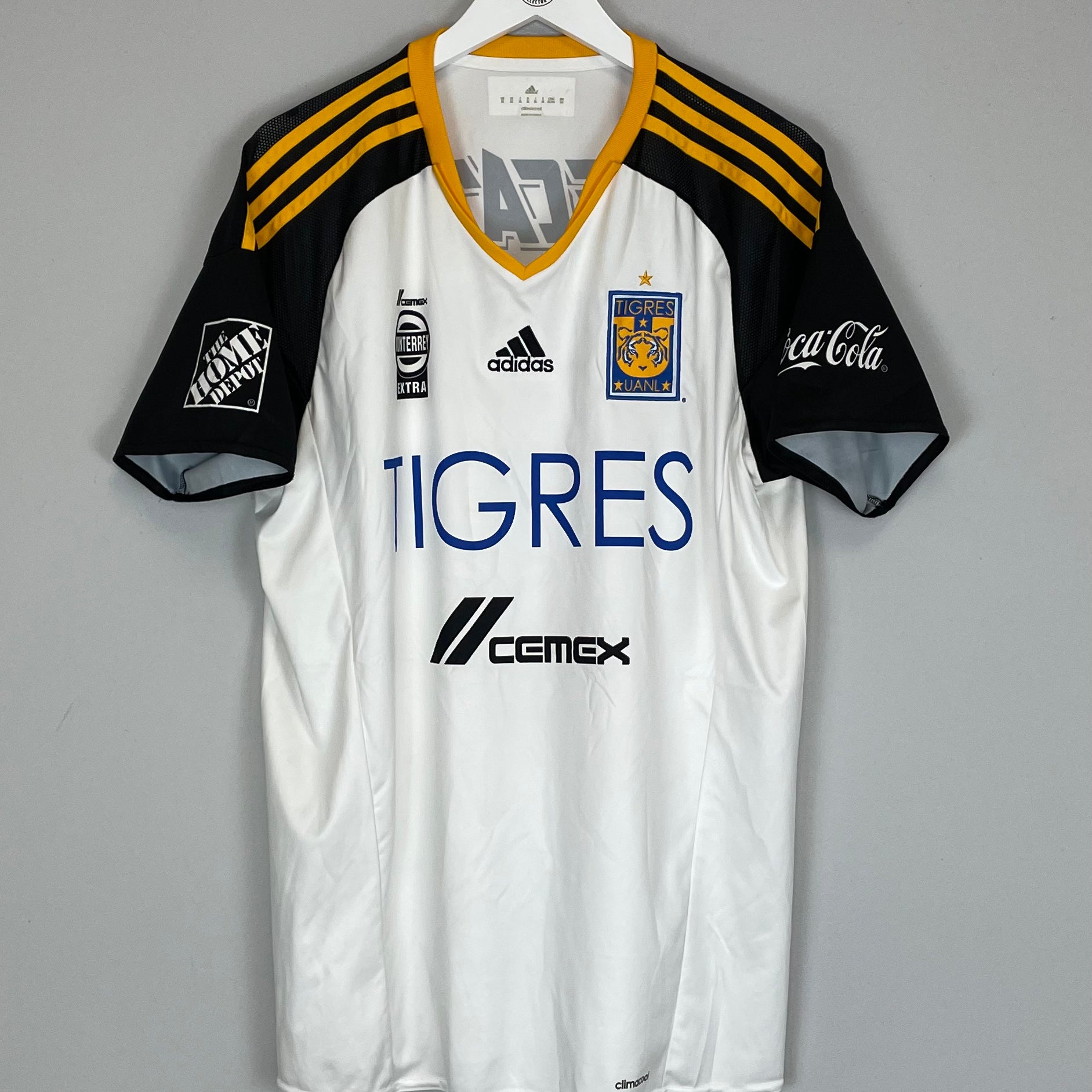 Shop 2015/16 TIGRES THIRD SHIRT (XL) ADIDAS, classic football shirts, vintage football shirts & retro soccer jerseys at Cult Kits