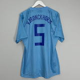 Shop 2008/09 NETHERLANDS VAN BRONCKHORST #5 *MATCH ISSUE* AWAY SHIRT (XL) NIKE, classic football shirts, vintage football shirts & retro soccer jerseys at Cult Kits