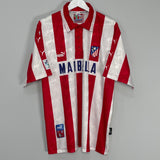 Shop 1997/98 ATLETICO MADRID HOME SHIRT (XL) PUMA, classic football shirts, vintage football shirts & retro soccer jerseys at Cult Kits
