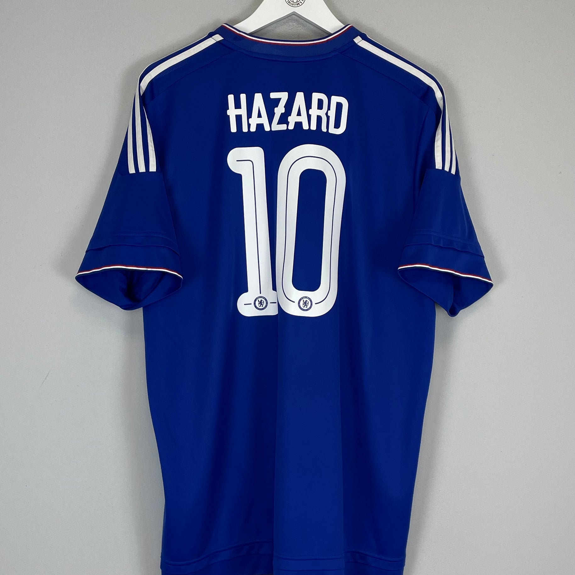 Shop 2015/16 CHELSEA HAZARD #10 HOME SHIRT (XXL) ADIDAS, classic football shirts, vintage football shirts & retro soccer jerseys at Cult Kits