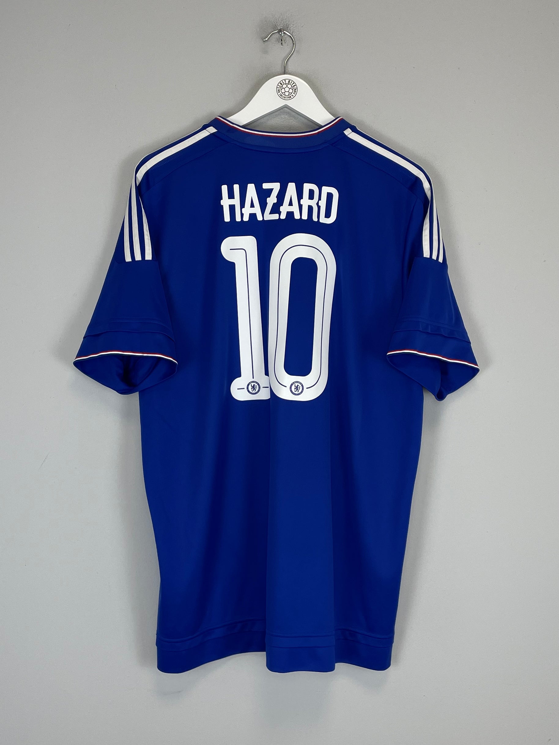 Shop 2015/16 CHELSEA HAZARD #10 HOME SHIRT (XXL) ADIDAS, classic football shirts, vintage football shirts & retro soccer jerseys at Cult Kits