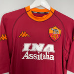 Shop 2000/01 ROMA BATISTUTA #18 HOME SHIRT (XXL) KAPPA, classic football shirts, vintage football shirts & retro soccer jerseys at Cult Kits
