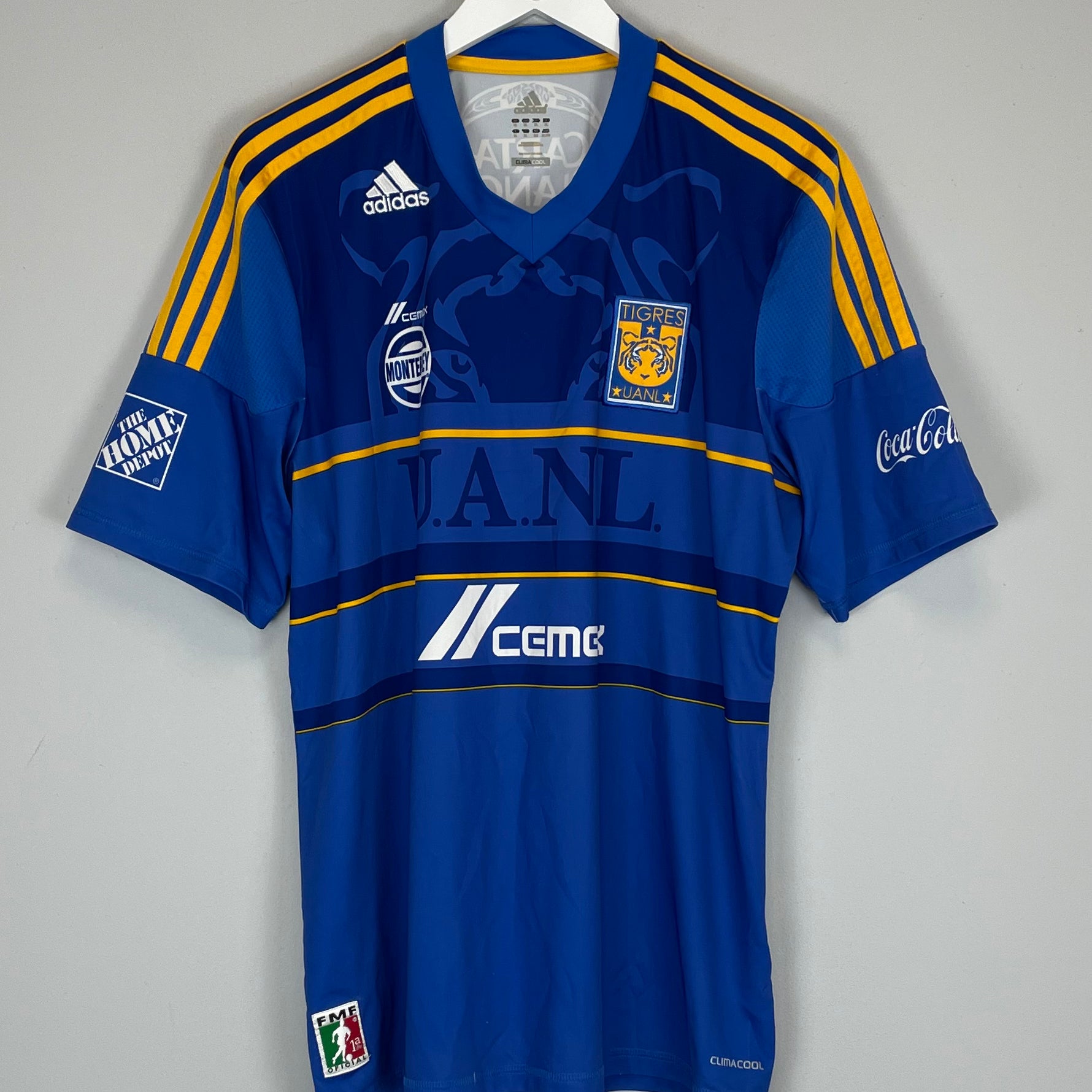 Shop 2012/13 TIGRES AWAY SHIRT (XL) ADIDAS, classic football shirts, vintage football shirts & retro soccer jerseys at Cult Kits