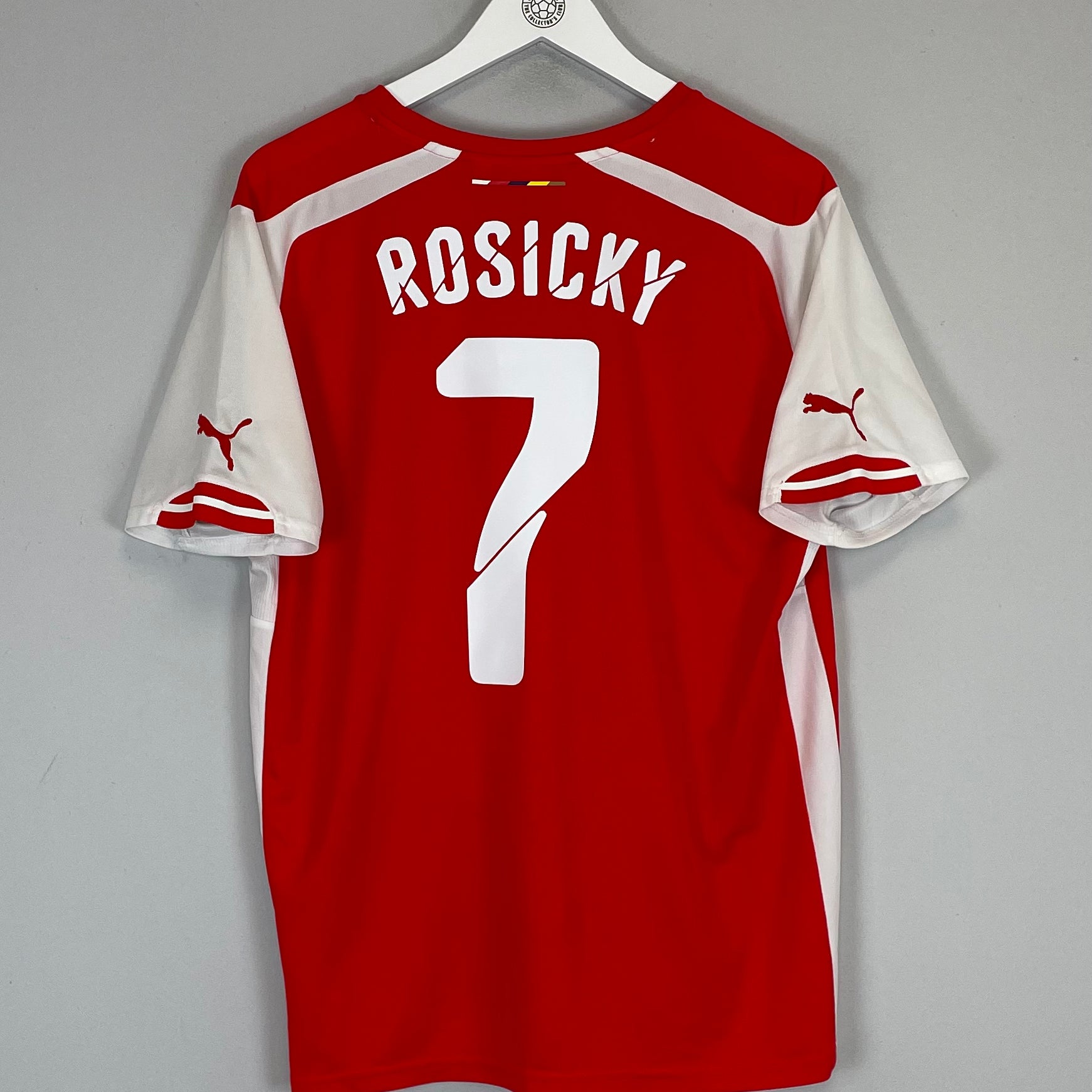 Shop 2014/15 ARSENAL ROSICKY #7 HOME SHIRT (L) PUMA, classic football shirts, vintage football shirts & retro soccer jerseys at Cult Kits