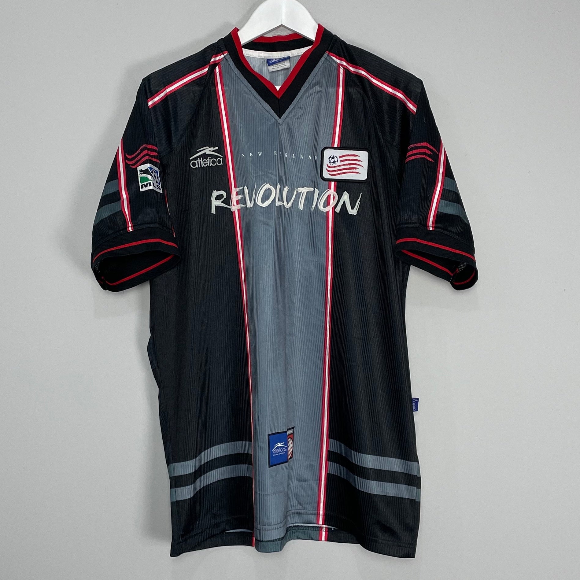 Shop 2000/01 NEW ENGLAND REVOLUTION THIRD SHIRT (M) ATLETICA, classic football shirts, vintage football shirts & retro soccer jerseys at Cult Kits