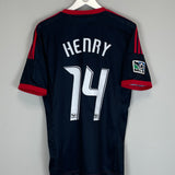 2013/14 NEW YORK RED BULLS HENRY #14 THIRD SHIRT (M) ADIDAS
