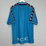 Shop 1997/99 MANCHESTER CITY HOME SHIRT (M) KAPPA, classic football shirts, vintage football shirts & retro soccer jerseys at Cult Kits