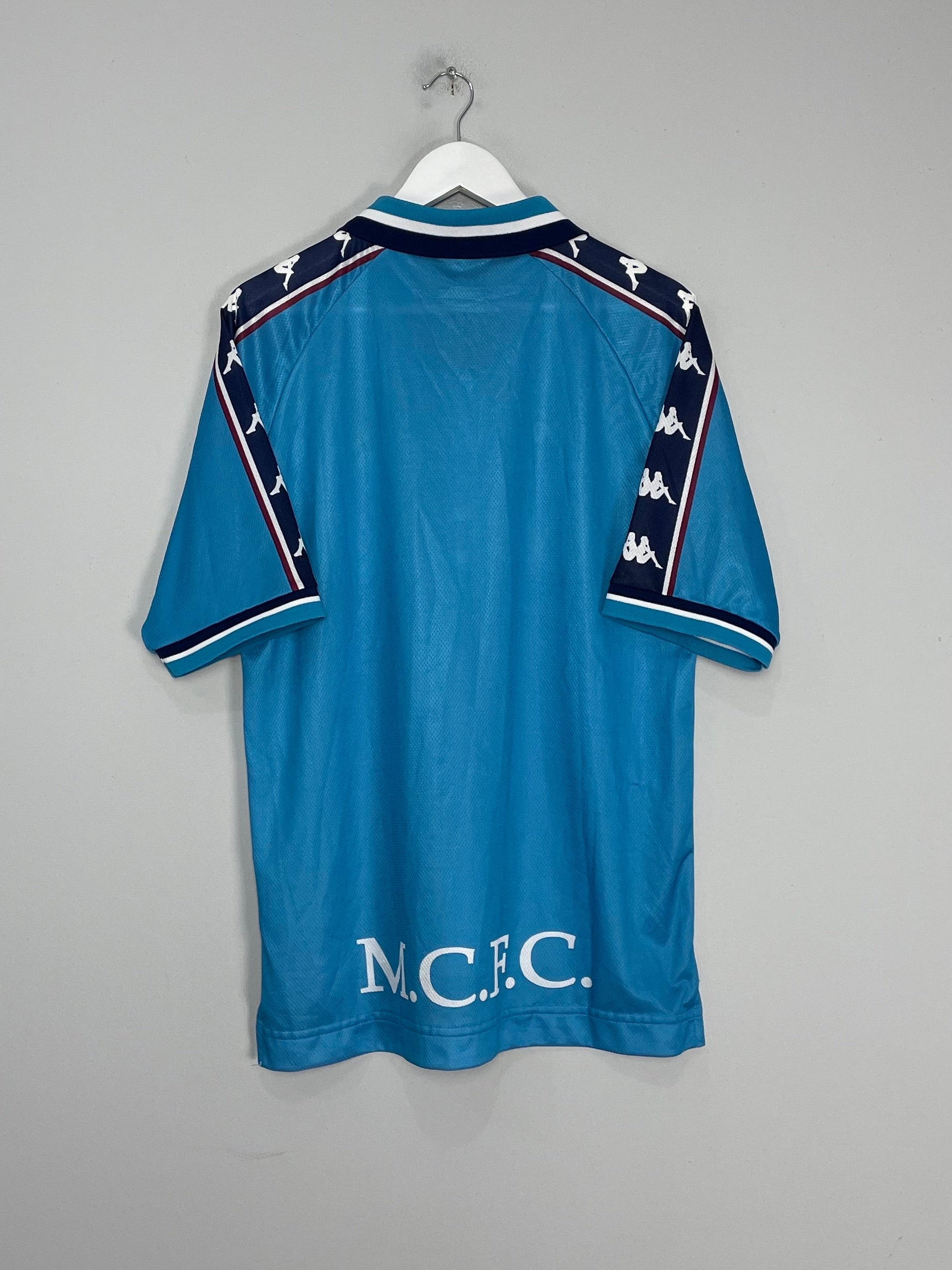 Shop 1997/99 MANCHESTER CITY HOME SHIRT (M) KAPPA, classic football shirts, vintage football shirts & retro soccer jerseys at Cult Kits