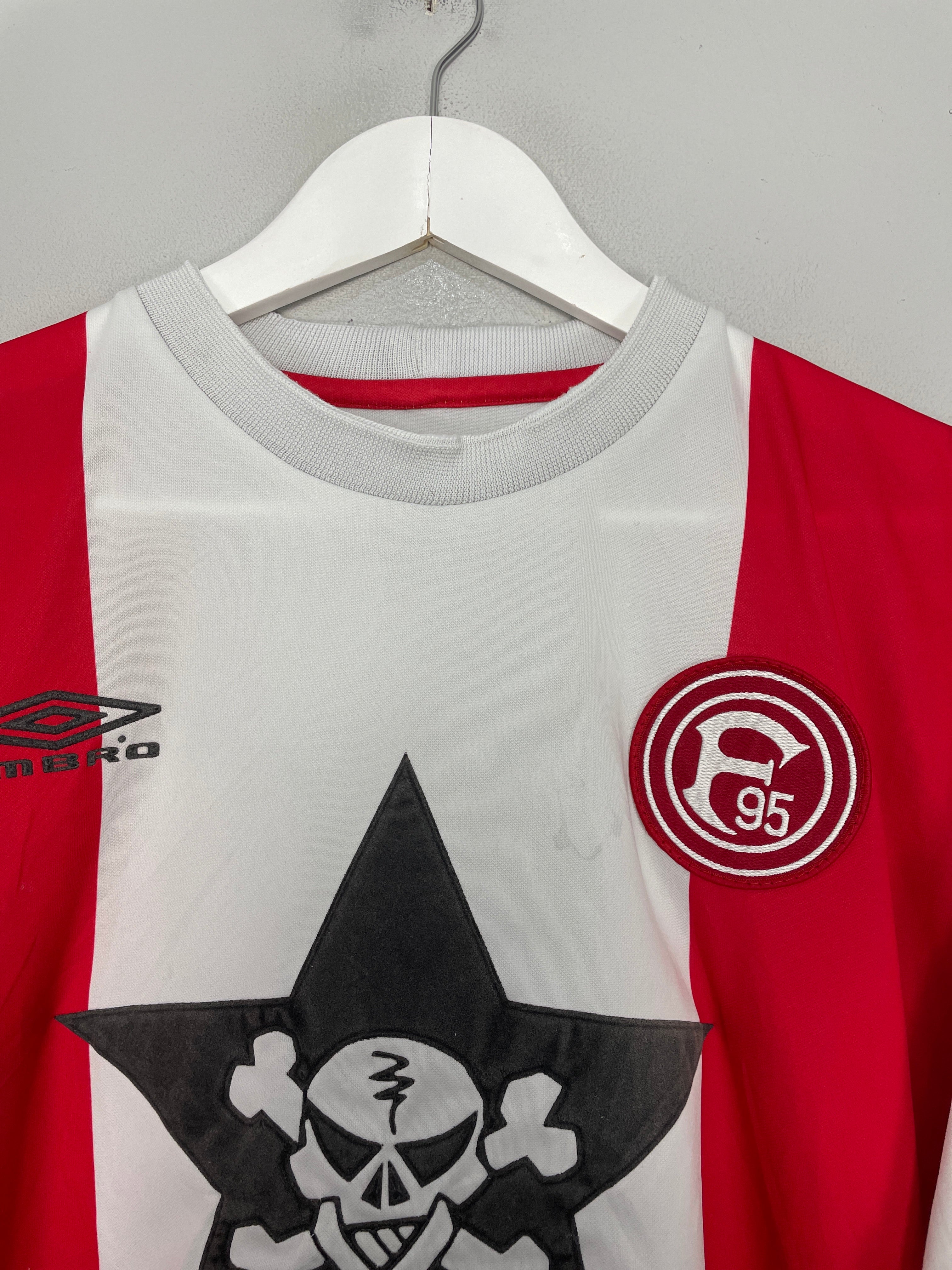 Shop 2002/03 FORTUNA DUSSELDORF HOME SHIRT (XL) UMBRO, classic football shirts, vintage football shirts & retro soccer jerseys at Cult Kits