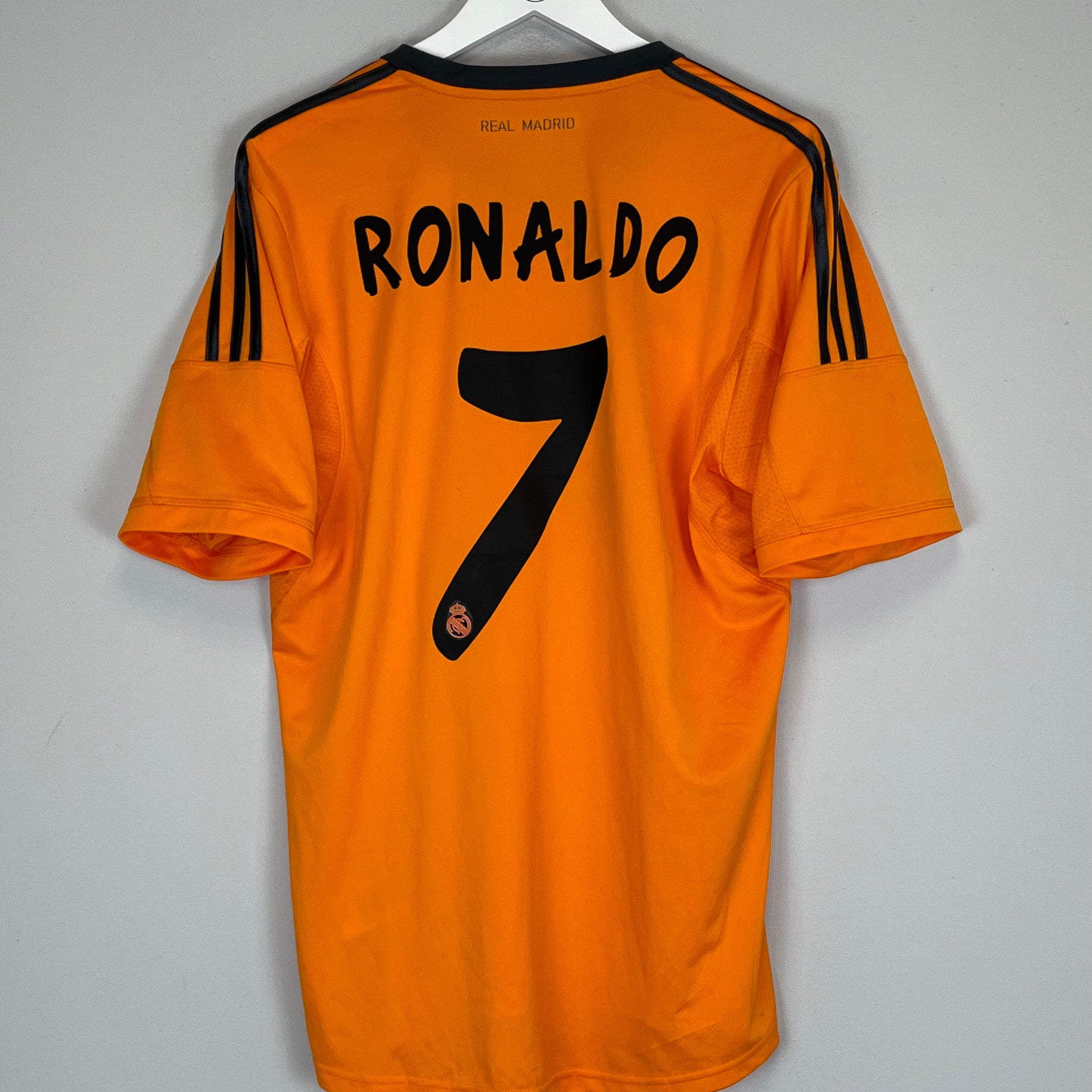 Shop 2013/14 REAL MADRID RONALDO #7 THIRD SHIRT (L) ADIDAS, classic football shirts, vintage football shirts & retro soccer jerseys at Cult Kits
