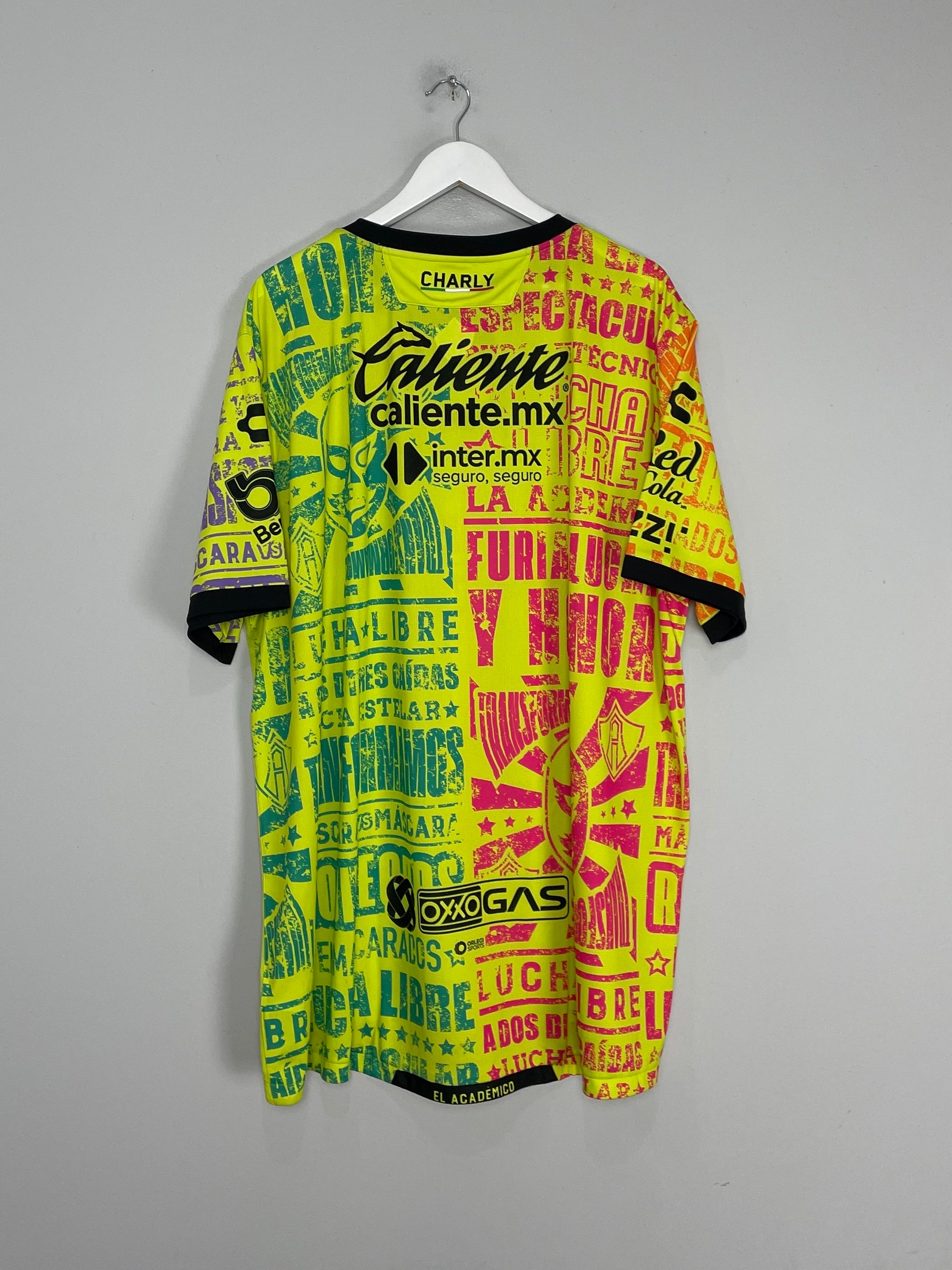 Shop 2021/22 ATLAS *BNWT* LUCHA LIBRE THIRD SHIRT (XXXL) CHARLY, classic football shirts, vintage football shirts & retro soccer jerseys at Cult Kits