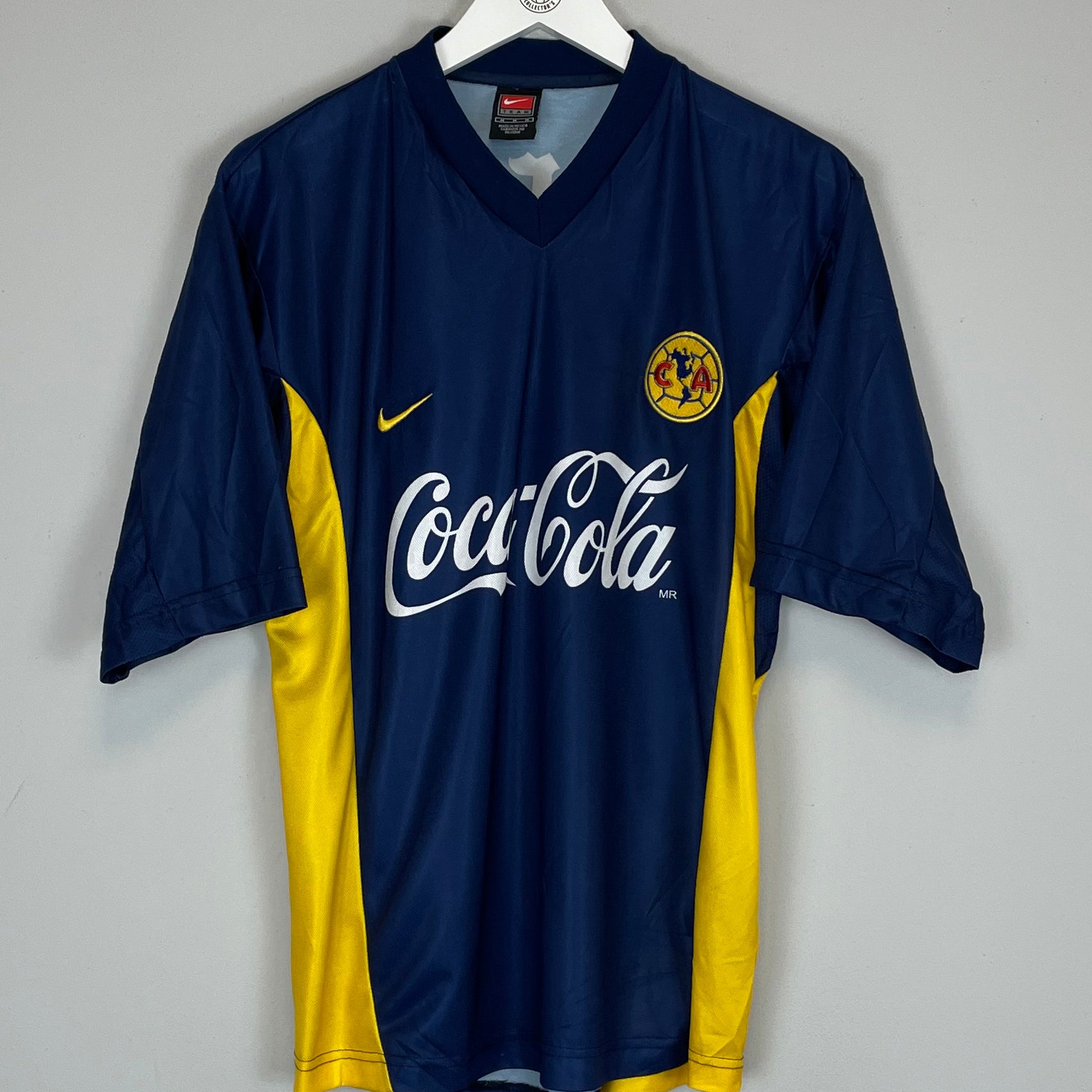 Shop 2000/01 CLUB AMERICA AWAY SHIRT (M) NIKE, classic football shirts, vintage football shirts & retro soccer jerseys at Cult Kits