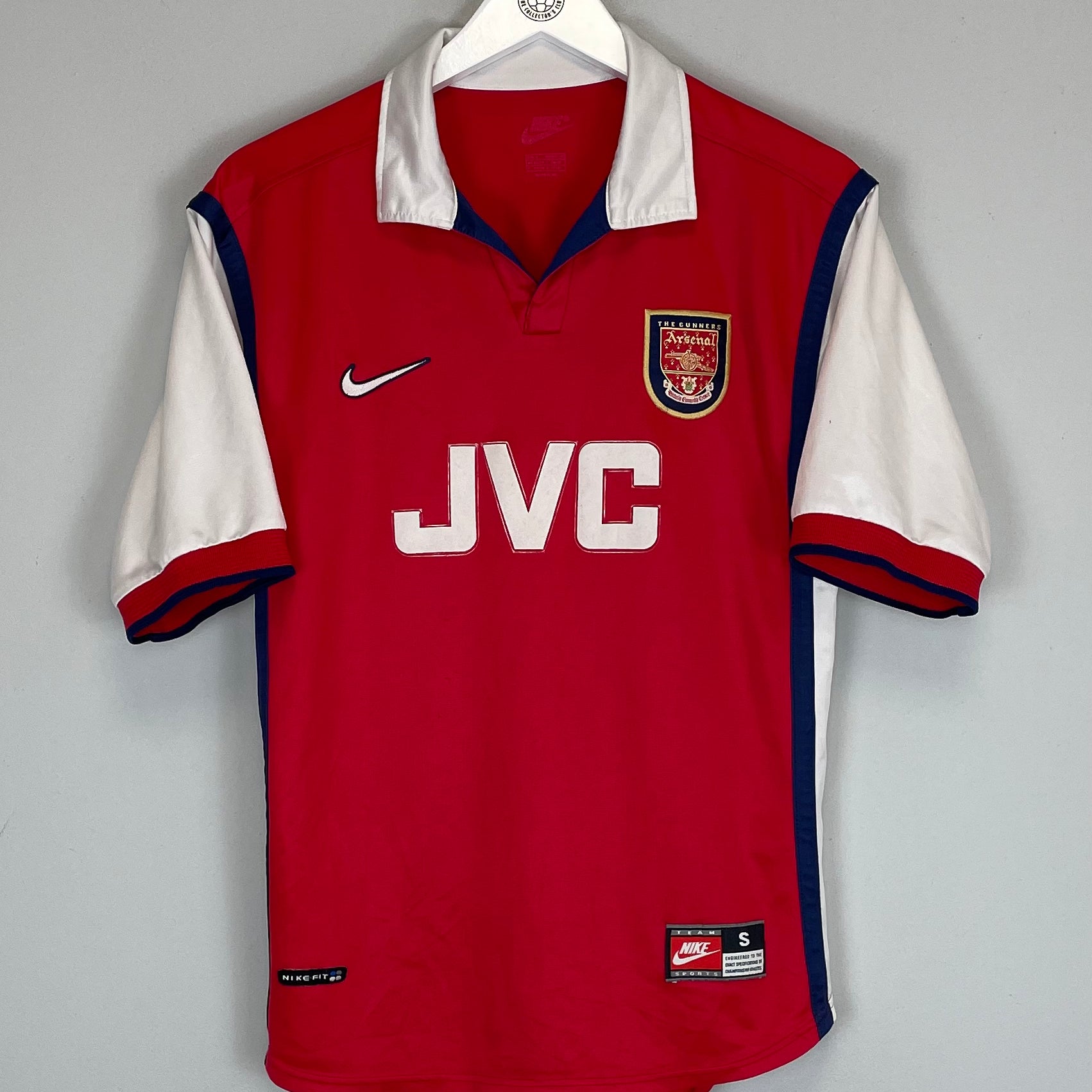 Shop 1998/99 ARSENAL HOME SHIRT (S) NIKE, classic football shirts, vintage football shirts & retro soccer jerseys at Cult Kits