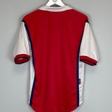 Shop 1998/99 ARSENAL HOME SHIRT (S) NIKE, classic football shirts, vintage football shirts & retro soccer jerseys at Cult Kits