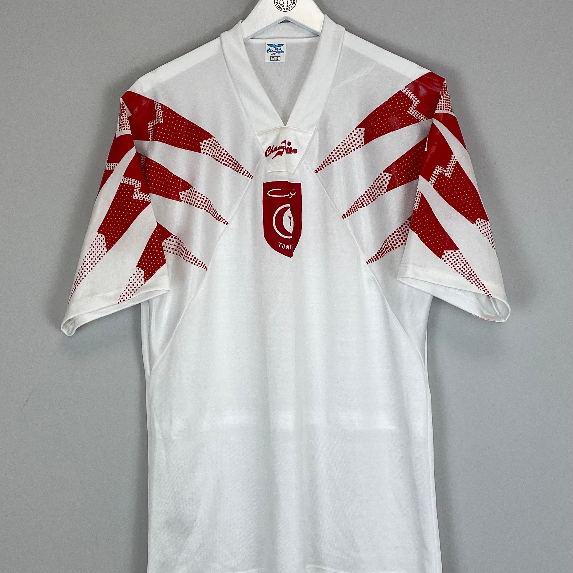 Shop 1994 TUNISIA 'ROTHMANS CUP' AWAY SHIRT (L) CHAMPION, classic football shirts, vintage football shirts & retro soccer jerseys at Cult Kits