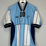 2001 ARGENTINA MARADONA #10 TESTIMONIAL SHIRT (M) FILA