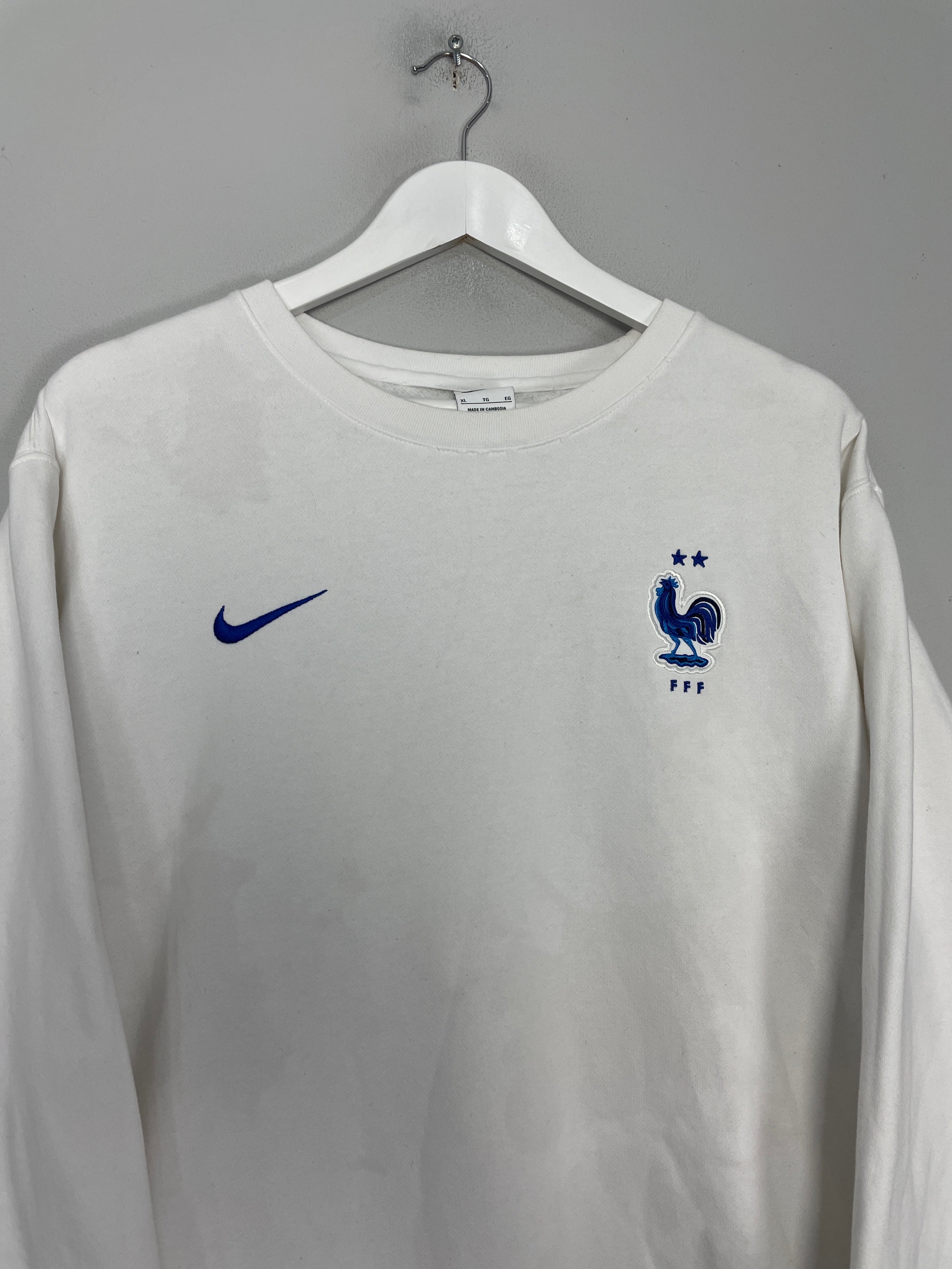 Shop 2022 FRANCE JUMPER (XL) NIKE, classic football shirts, vintage football shirts & retro soccer jerseys at Cult Kits