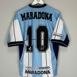 2001 ARGENTINA MARADONA #10 TESTIMONIAL SHIRT (M) FILA