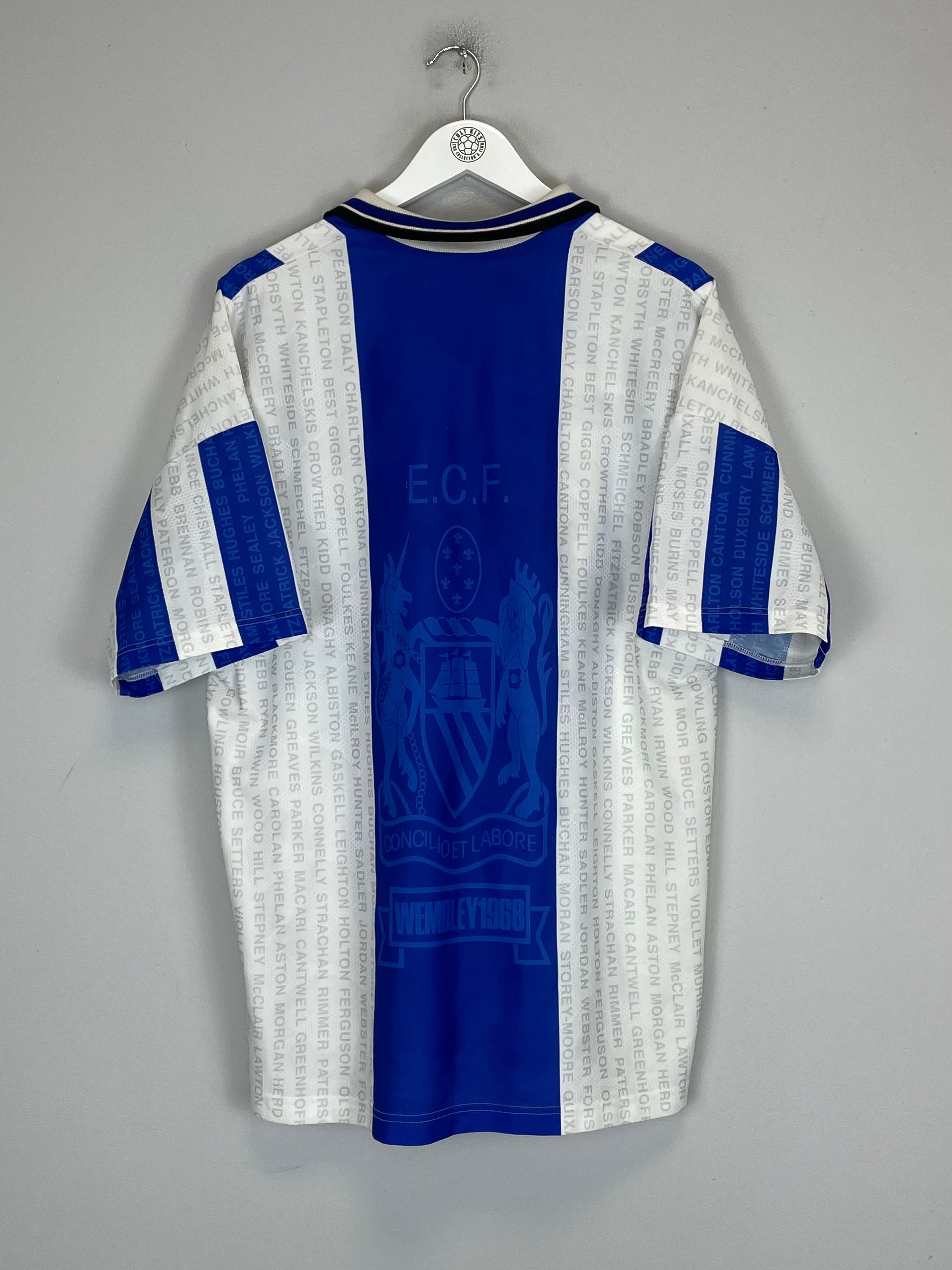 Shop 1994/96 MANCHESTER UNITED THIRD SHIRT (XL) UMBRO, classic football shirts, vintage football shirts & retro soccer jerseys at Cult Kits