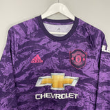 Shop 2019/20 MANCHESTER UNITED DE GEA #1 *AUTHENTIC* GK SHIRT (M) ADIDAS, classic football shirts, vintage football shirts & retro soccer jerseys at Cult Kits