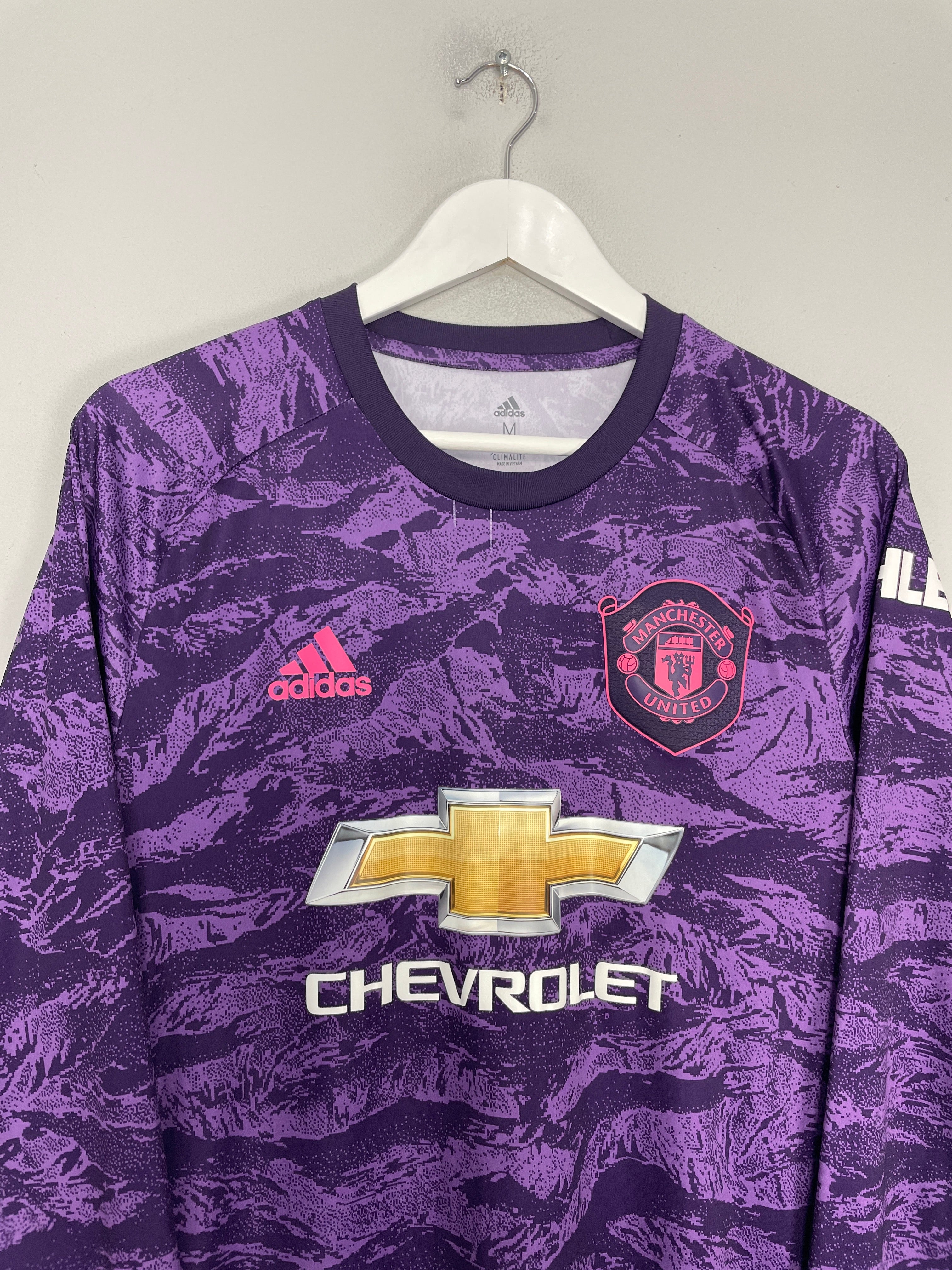 Shop 2019/20 MANCHESTER UNITED DE GEA #1 *AUTHENTIC* GK SHIRT (M) ADIDAS, classic football shirts, vintage football shirts & retro soccer jerseys at Cult Kits