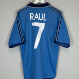 1999/00 REAL MADRID RAUL #7 THIRD SHIRT (M) ADIDAS