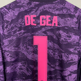 Shop 2019/20 MANCHESTER UNITED DE GEA #1 *AUTHENTIC* GK SHIRT (M) ADIDAS, classic football shirts, vintage football shirts & retro soccer jerseys at Cult Kits