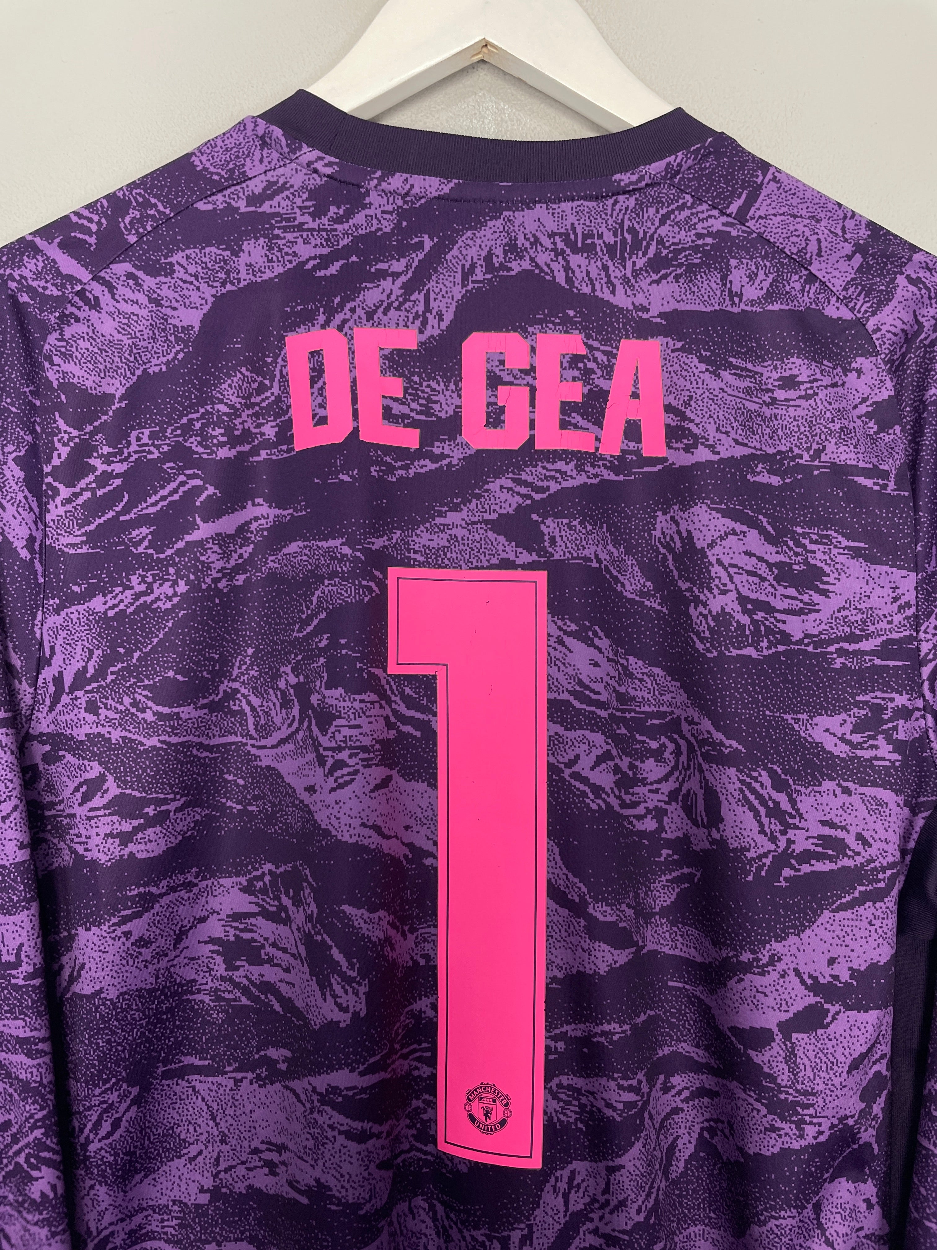 Shop 2019/20 MANCHESTER UNITED DE GEA #1 *AUTHENTIC* GK SHIRT (M) ADIDAS, classic football shirts, vintage football shirts & retro soccer jerseys at Cult Kits