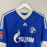 Shop 2012/14 SCHALKE HUNTELAAR #25 HOME SHIRT (S) ADIDAS, classic football shirts, vintage football shirts & retro soccer jerseys at Cult Kits
