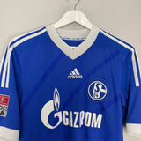 Shop 2012/14 SCHALKE HUNTELAAR #25 HOME SHIRT (S) ADIDAS, classic football shirts, vintage football shirts & retro soccer jerseys at Cult Kits