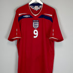 Shop 2008/10 ENGLAND ROONEY #9 AWAY SHIRT (XXL) UMBRO, classic football shirts, vintage football shirts & retro soccer jerseys at Cult Kits