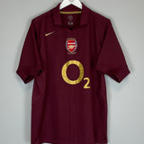 Shop 2005/06 ARSENAL HENRY #14 HOME SHIRT (L) NIKE, classic football shirts, vintage football shirts & retro soccer jerseys at Cult Kits