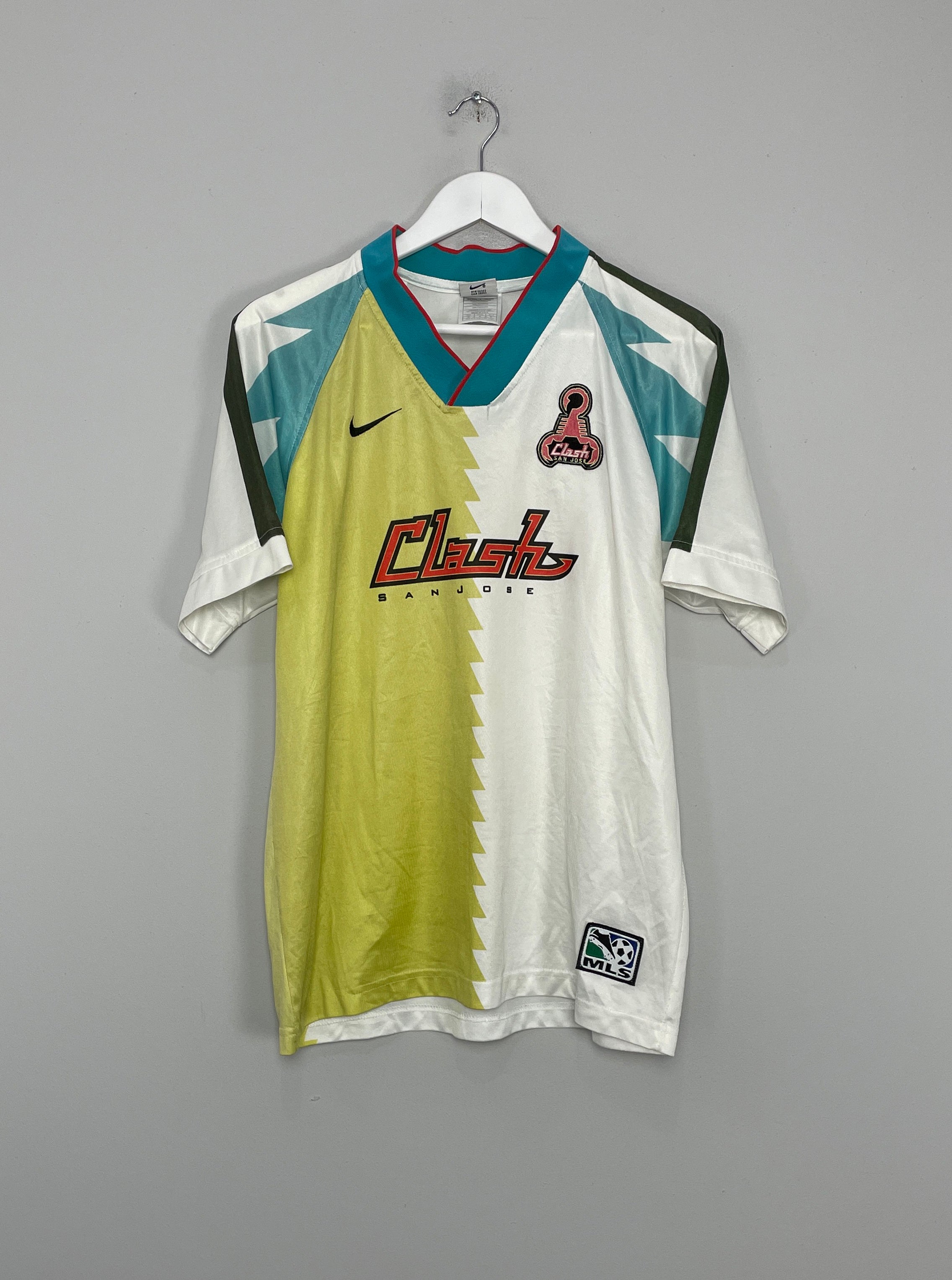 Shop 1996/97 SAN JOSE CLASH HOME SHIRT (M) NIKE, classic football shirts, vintage football shirts & retro soccer jerseys at Cult Kits