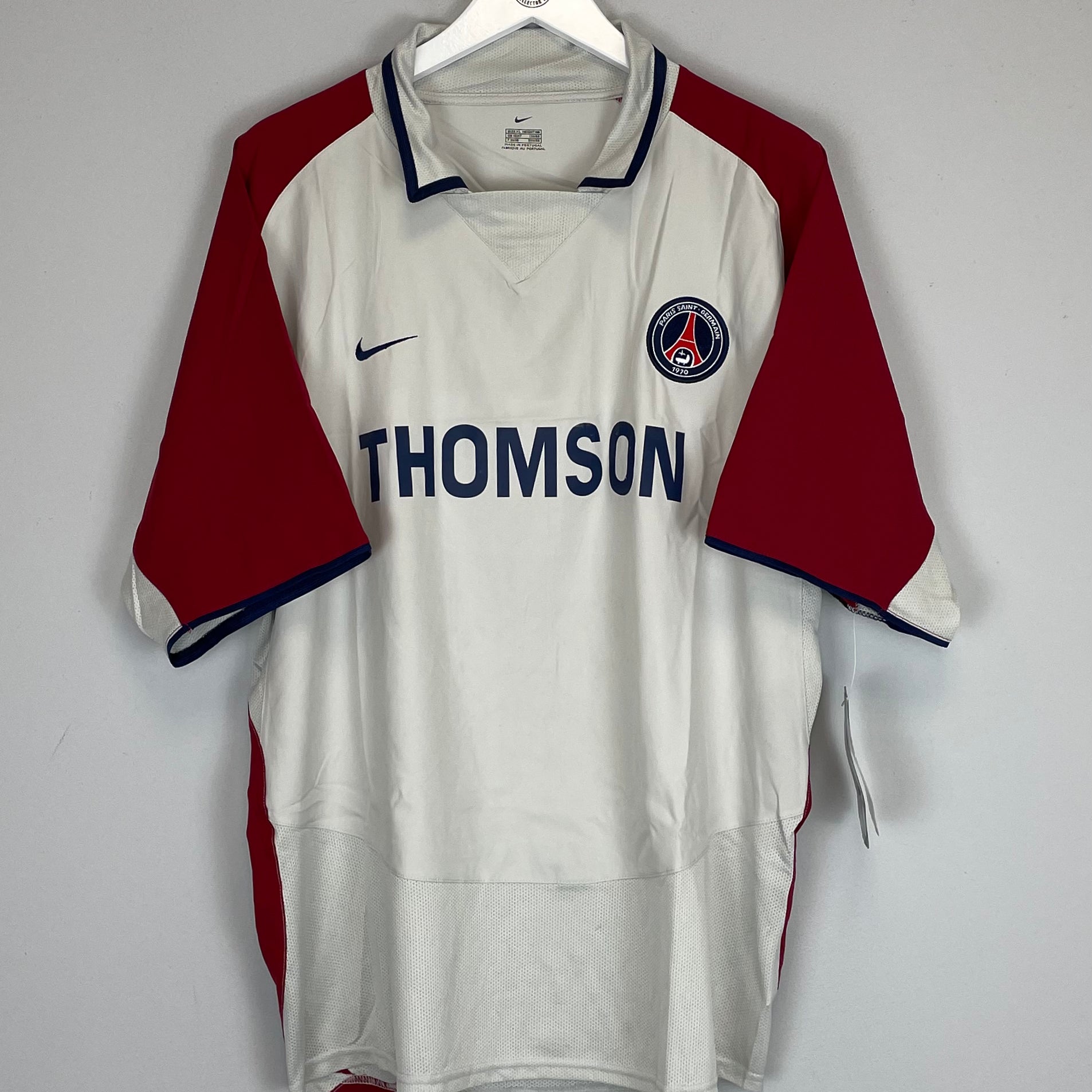 Shop 2003/04 PSG *BNWT* AWAY SHIRT (XL) NIKE, classic football shirts, vintage football shirts & retro soccer jerseys at Cult Kits