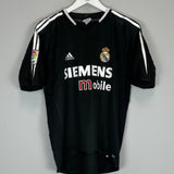 2004/05 REAL MADRID ZIDANE #5 AWAY SHIRT (M) ADIDAS