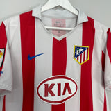2010/11 ATLETICO MADRID KUN AGUERO #10 HOME SHIRT (M) NIKE