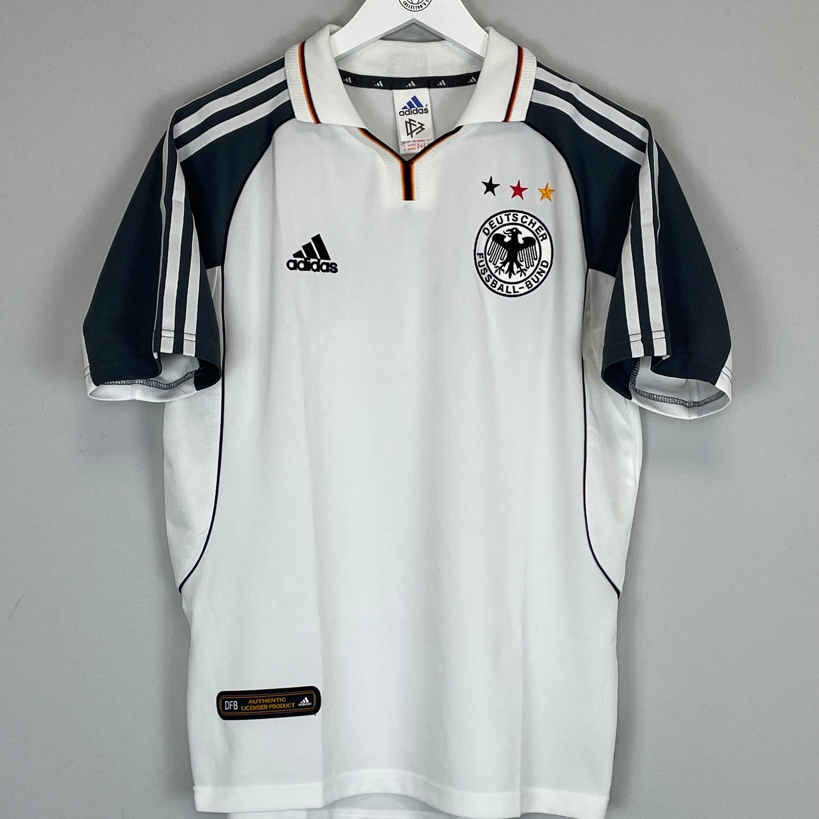 Shop 2000/02 GERMANY HOME SHIRT (S) ADIDAS, classic football shirts, vintage football shirts & retro soccer jerseys at Cult Kits