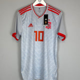 2018/19 SPAIN THIAGO #10 *BNWT* AWAY SHIRT (M) ADIDAS