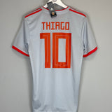 2018/19 SPAIN THIAGO #10 *BNWT* AWAY SHIRT (M) ADIDAS