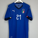 Shop 2018/19 ITALY QUAGLIARELLA #21 HOME SHIRT (L) PUMA, classic football shirts, vintage football shirts & retro soccer jerseys at Cult Kits