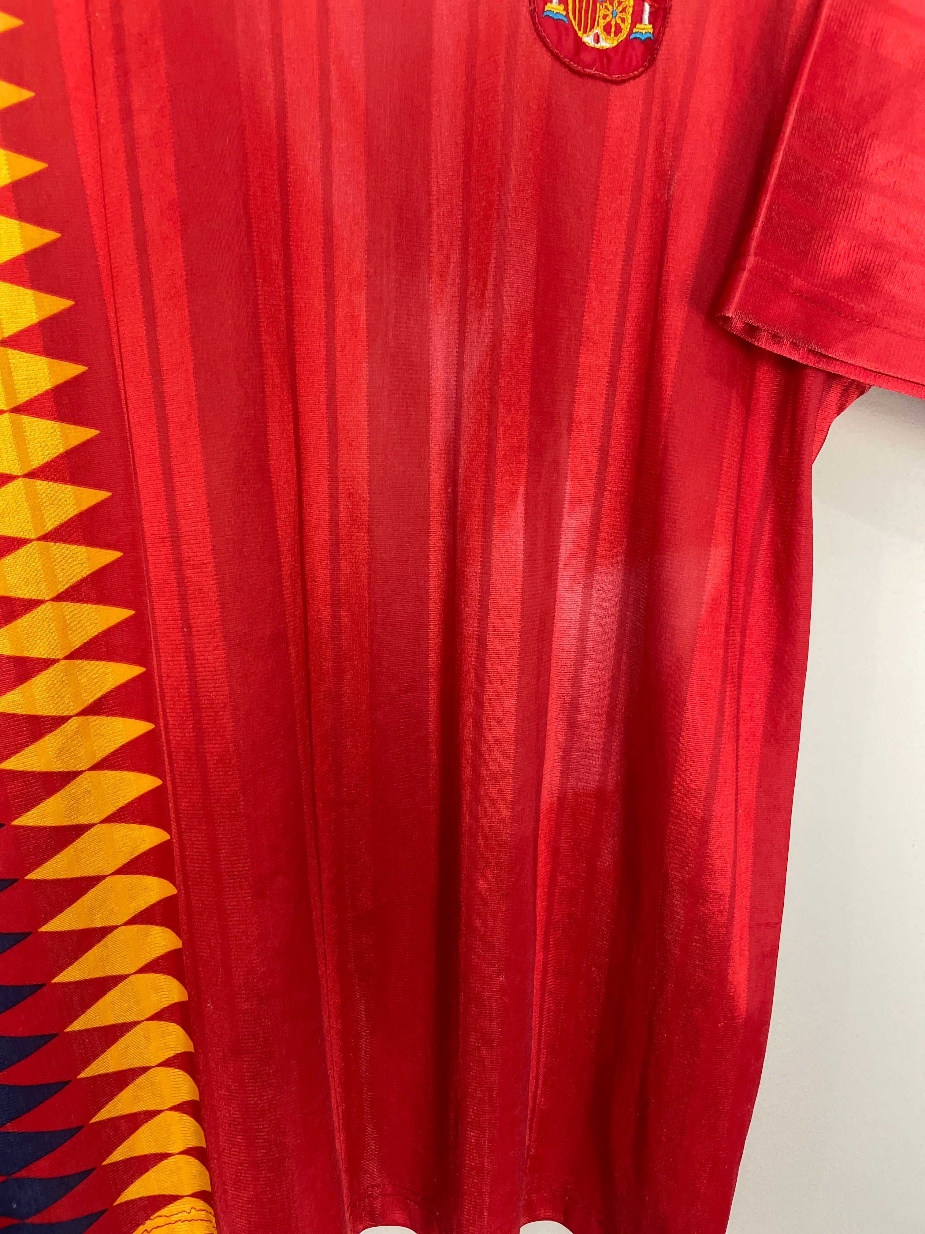Shop 1994/96 SPAIN HOME SHIRT (XL) ADIDAS, classic football shirts, vintage football shirts & retro soccer jerseys at Cult Kits