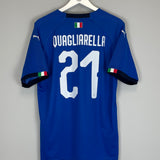 Shop 2018/19 ITALY QUAGLIARELLA #21 HOME SHIRT (L) PUMA, classic football shirts, vintage football shirts & retro soccer jerseys at Cult Kits